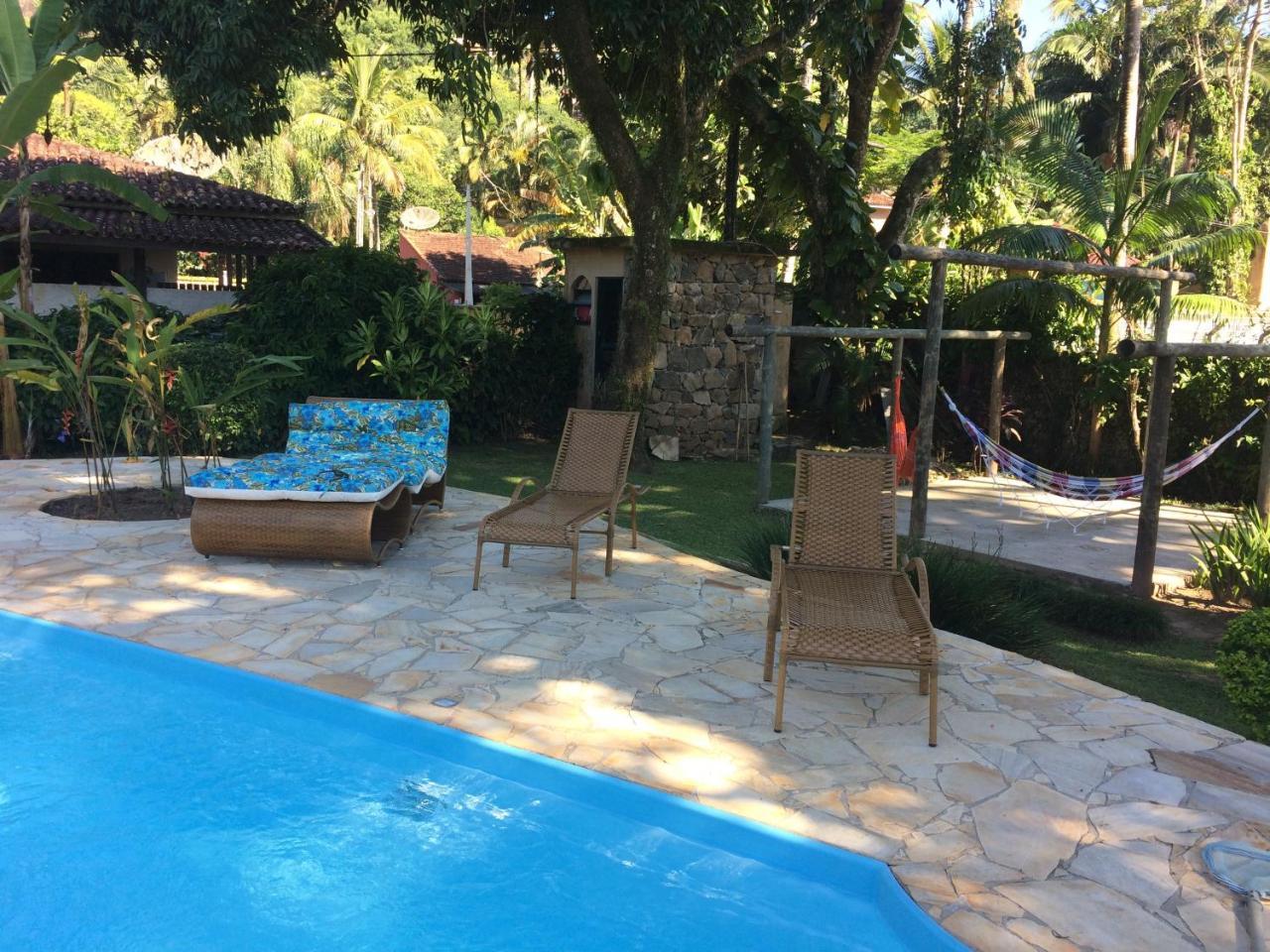 Casa Colonial Térrea no Saco da Capela em Ilhabela Exterior foto